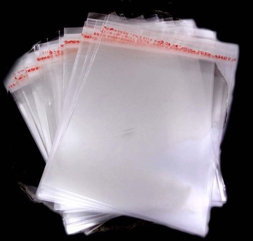 100 Ultra Clear OPP Self Adhesive Seal Plastic Bags 3&#034; X 3&#034;