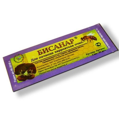 Bisanar 2ml (20 Doses) for treatment bees from varroatosis (Varroa mites)