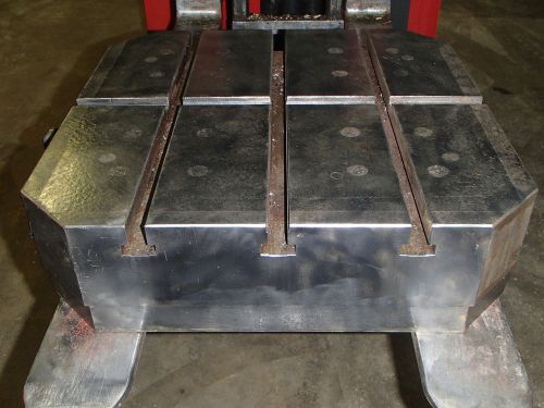 22&#034; x 20&#034; steel welding t-slotted table cast iron layout plate t-slot weld for sale