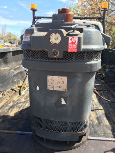 Used Vertical Hollow Shaft AC Motor 60 HP 364TP 460V 3 Phase Turban Water