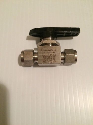 Swagelok ss-43gs6 ball valve, 1.5 cv, 3/8 in. for sale