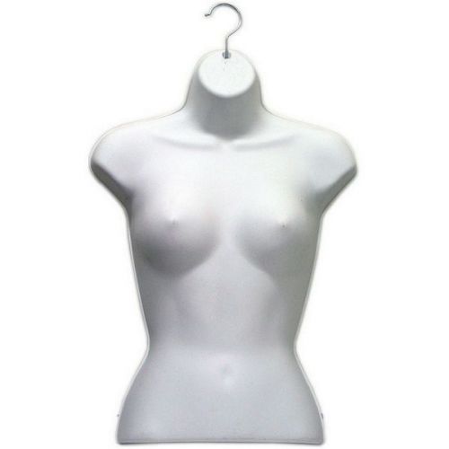 MN-184 2 PCS WHITE Ladies Upper Torso Form Heavy Duty Injection Mold