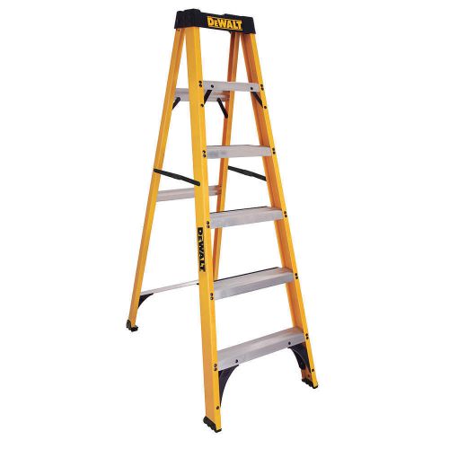 Dewalt DXL3110-06; 6 ft. 250 lb. Load Capacity Fiberglass Stepladder; (Ladder)