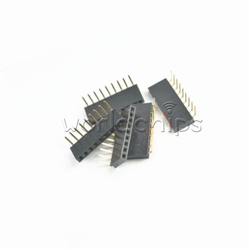 20PCS 1x 9Pin Header 2.54mm Pitch Right Angle Female Single Row Socket Connector
