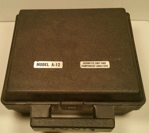 Annie model a-12 hermetric unit and component analyzer