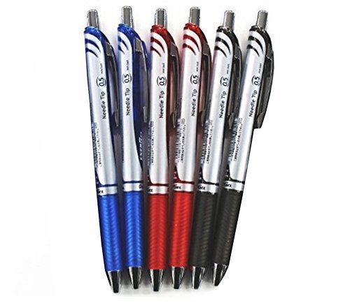 Pentel Energel Deluxe RTX Retractable Liquid Gel Pen,0.5mm, Fine Line, Needle