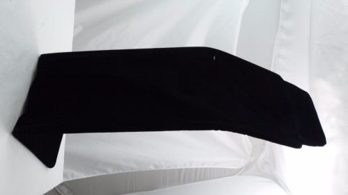 BLACK VELVETY CLOTH MATTRESS INFORMATION PRICE DISPLAY HOLDER 31&#034;X9&#034; VGUC RETAIL