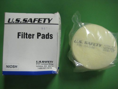 U. S. SAFETY NIOSH N95 P/N 158-D-N6 FILTERS BOX OF 16 NEW