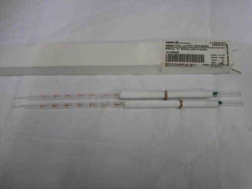 Lot of 2 Corning 7070-2 Borosilicate Glass Pipets Graduated 2ml New  NOS