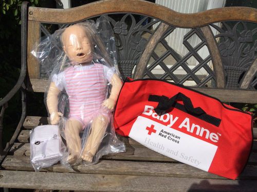 (1) One New Laerdal Baby Anne CPR  Manakin Doll with Bag