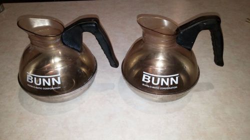 Set of 2 Bunn Bunn-O-Matic RD1990 Replacement Plastic Coffee Carafe Pot Decanter