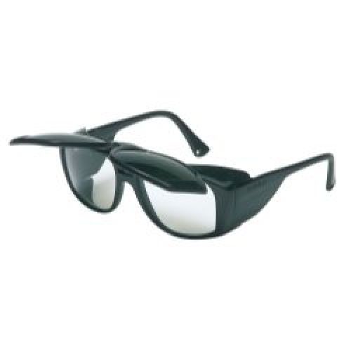 Uvex S213 Horizon Safety Eyewear, Black Frame, Clear Hardcoat Lens with Flip-Up