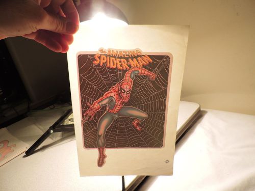 AMAZING SPIDER-MAN IRON ON T Shirt Transfer 53a free shipping COMIC SUPERHERO
