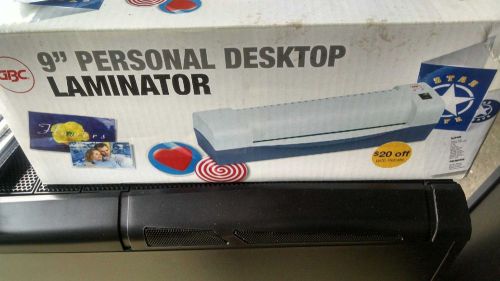 Gbc 9&#034; personal desktop laminator brand new for sale