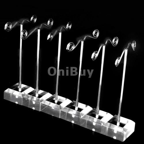10pcs metal/acrylic base earring jewelry display stands holder show rack for sale
