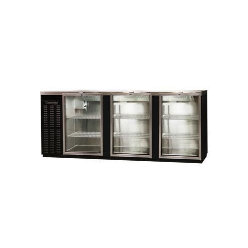 Continental Refrigerator BBUC90-GD Back Bar Cabinet, Refrigerated