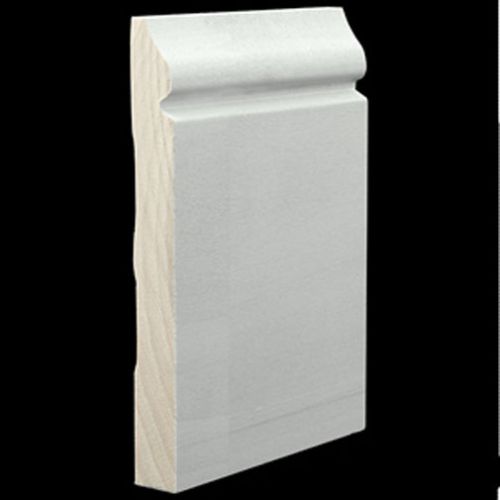 5 1/2&#034; primed solid poplar hardwood classic base moulding trim baseboard molding for sale