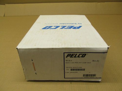 1 NIB PELCO WCS1-4 WCS14 MASTER CAMERA  POWER SUPPLY 4 AMP 1 OUT FACTORY SEALED