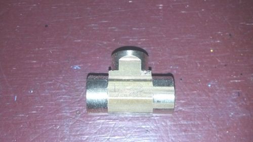 Brass TEE  1/8&#034; Female Pipe Thread  *ANDERSON METALS, part# 181818A