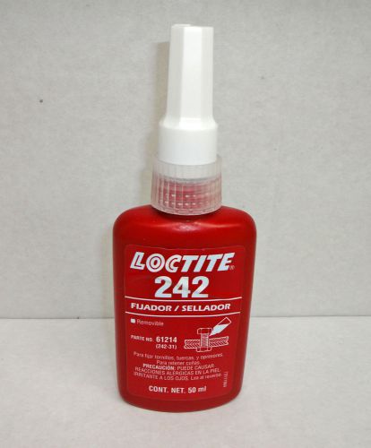 New loctitie 242 blue treadlocker nut &amp; bolt locker 50ml sealant ships from u.s. for sale