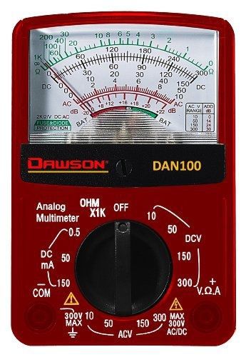 Dawson Tools DAN100 Pocket Size Analog Multimeter