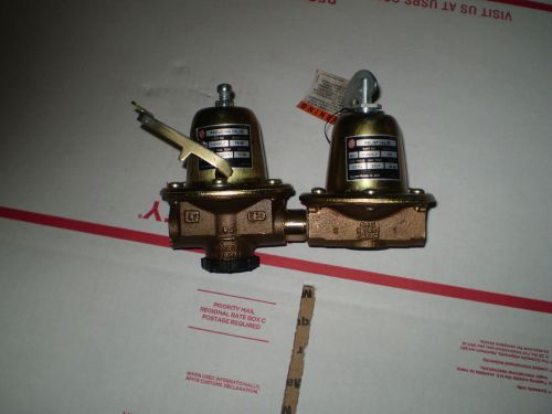 Bell &amp; gossett dual unit brass reducing valve 110192lf &amp; relief v14620lf combo for sale