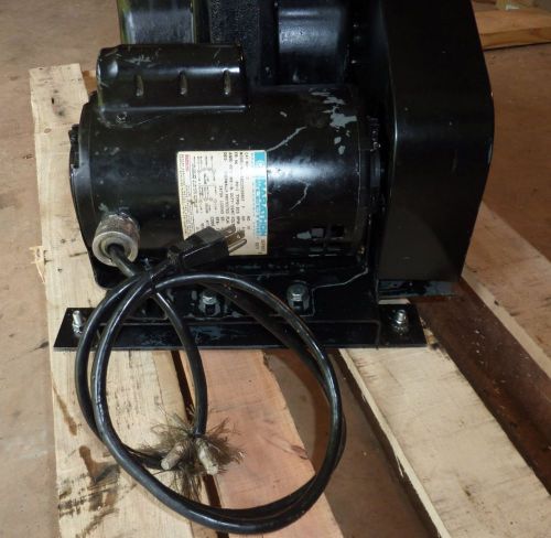Hyvac 14 vacuum pump belt drive 92705-001 w/ marathon electric motor + tubes for sale