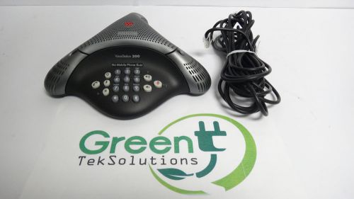 Polycom VoiceStation VS300 Conference Phone 2200-17910-001 E W/O PWR ADPTR READ!