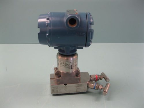 Rosemount 3051 S2 CG 3A Smart Hart Pressure Transmitter w/ Manifold E17 (2060)