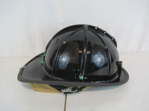 Cairns Firefighter Black Helmet Turnout Bunker Gear Model 1010 (H510)