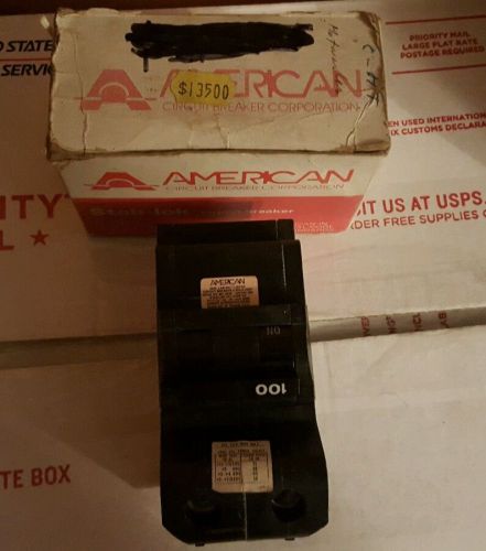 AMERICAN 100 AMP 2 POLE  CIRCUIT