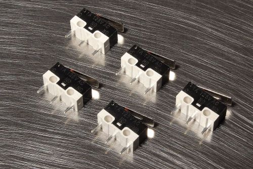 5 pcs mouse tact switch 3-pin 1a125v ac micro switch yd-012 lever arm usa seller for sale