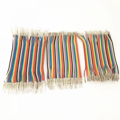 3*40PCS Dupont Wire Jumper Cable 10cm 2.54MM F-F F-M M-M 1P-1P Without House Pin
