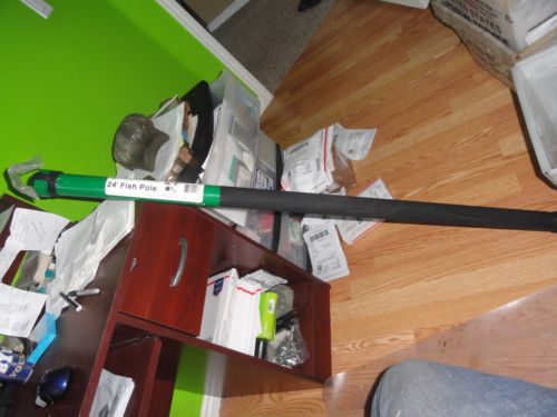 New oem greenlee fp24 telescoping fish stick, 24 ft, fiberglass for sale