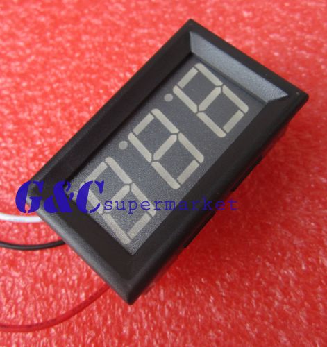 1pcs  yellow led panel meter mini digital voltmeter dc 0v to 99.9v 3 wires m60 for sale