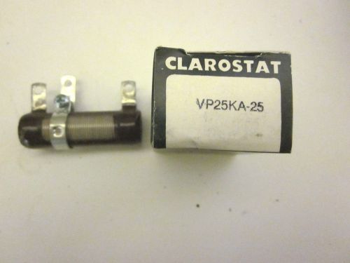 New Vintage CLAROSTAT VP25KA-25 VP25KA25 25Ohm 25W Resistor