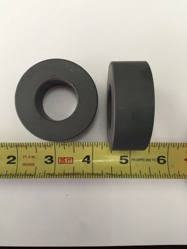 Ferrite Toroidal Core, Type 61 Material - Lot of 2  2-1/8 OD x 1&#034;ID x 3/4 thick