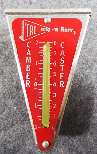 Vintage model a caster-camber gauge tri-anguliner w/ box and instructions for sale
