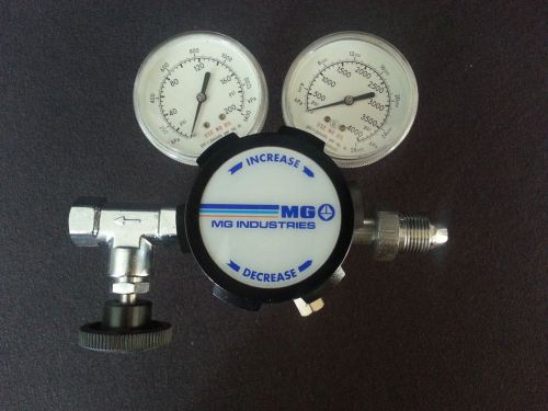 Mg industries series 420 compressed gas regulator 4000/200 psi for sale