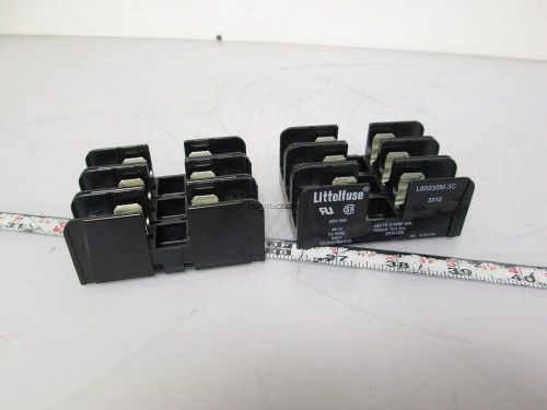 Lot of 2 Littelfuse L60030M-3C Fuse Holders 3 Pole 6-14AWG 600VAC 30A