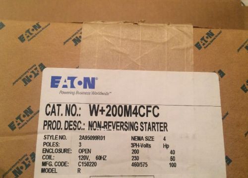 W+200M4CFC Cutler Hammer Eaton Size 4  W200M4CFC