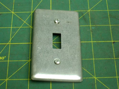 RACO TOGGLE SWITCH WALL PLATE STEEL 2 3/8 X 4 1/4 (QTY 1) #56821
