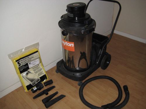 Dayton wet dry vacuum 1vhg2 20 gallon huge gal industrial vac w/cart bags filter for sale