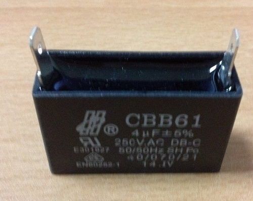 5pcs x cbb61 ac start capacitor 4uf 250vac -5/10%  ul vde taiwan for sale