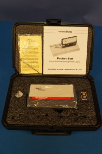 Mahr Federal Pocket Surf 3/Surface Finish/Roughness/Tester/Profilometer Warranty