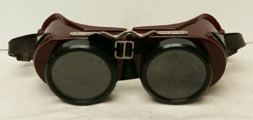 Vintage 1970&#039;s Era Plastic/Metal Norton Industrial Steampunk &#034;Welding Goggles&#034;