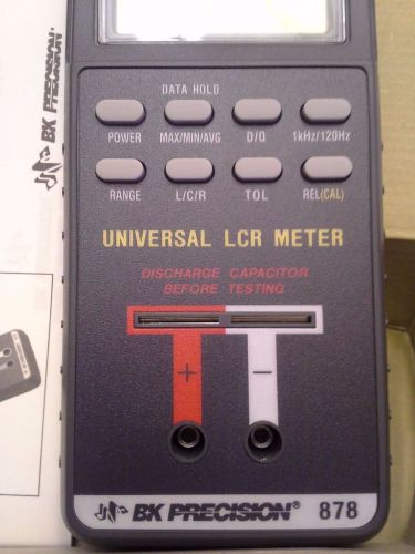 BK Precision 878 Universal LCR Meter with +/- Leads