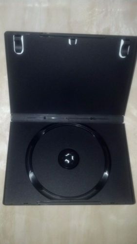 100 PREMIUM STANDARD Black Single DVD Cases 14MM