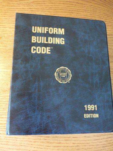 1991 Edition Uniform Building Code- ICBO