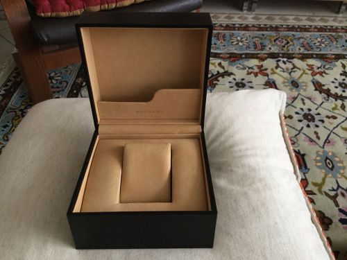 BVLGARI Leather Watch Case w/ Original Box